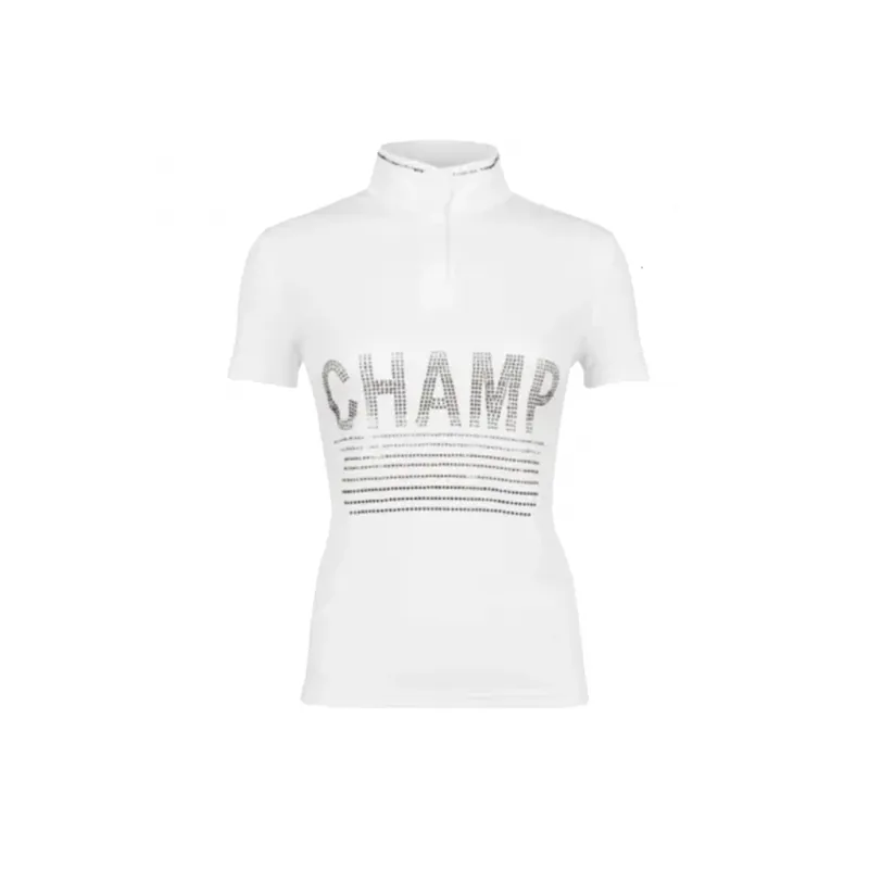 Imperial Riding Rainbow Ladies Competition Shirt - White/Coloured